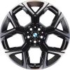 BMW 872M Black Matt with Bright Turned Wheel Img 1