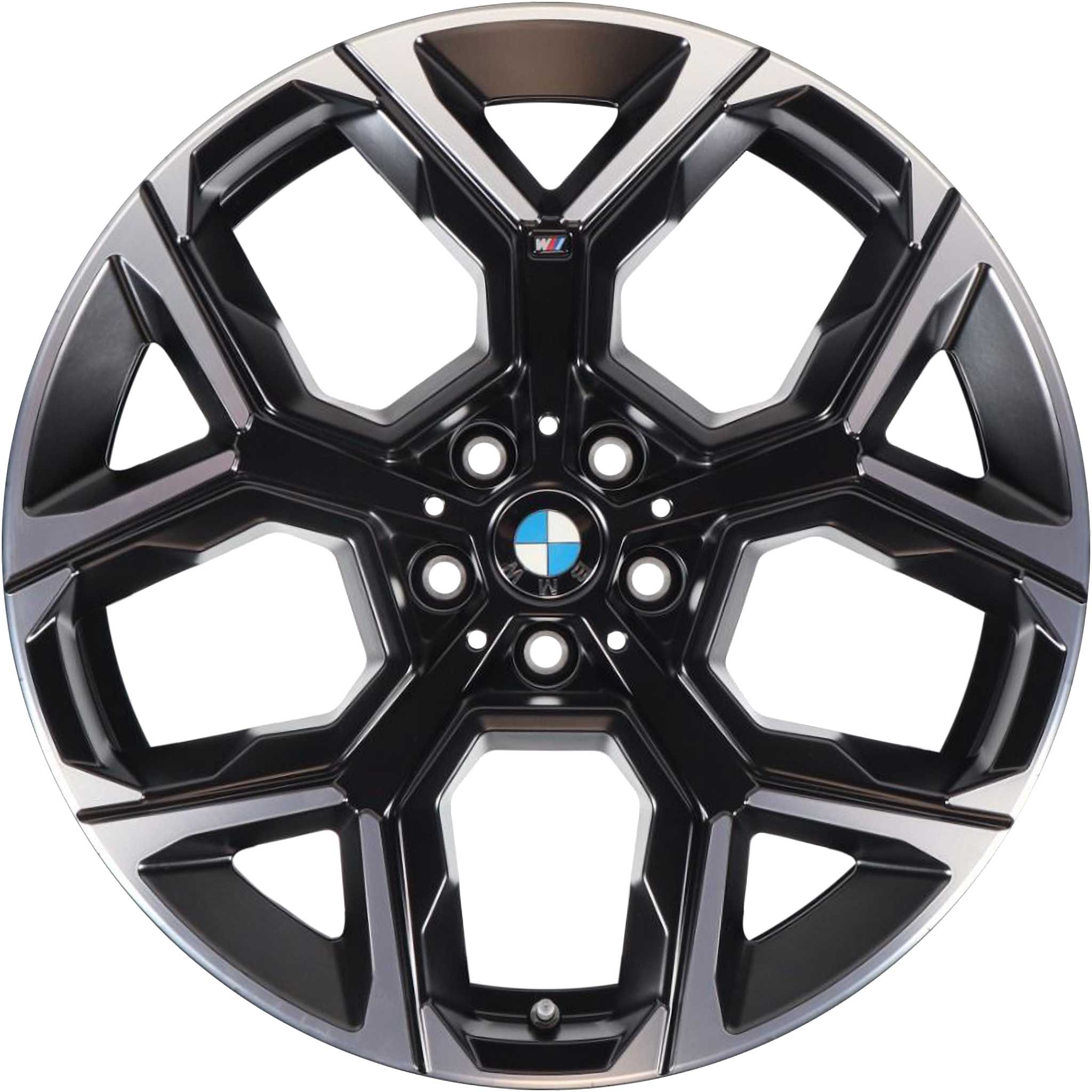 BMW 872M Black Matt with Bright Turned Alloy Wheel Product Image #1