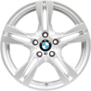 18" BMW 355M Silver alloy wheel