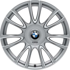 19" BMW 439 Silver with Bright Turned alloy wheel