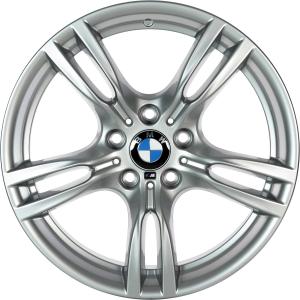 18" BMW 400M Silver alloy wheel