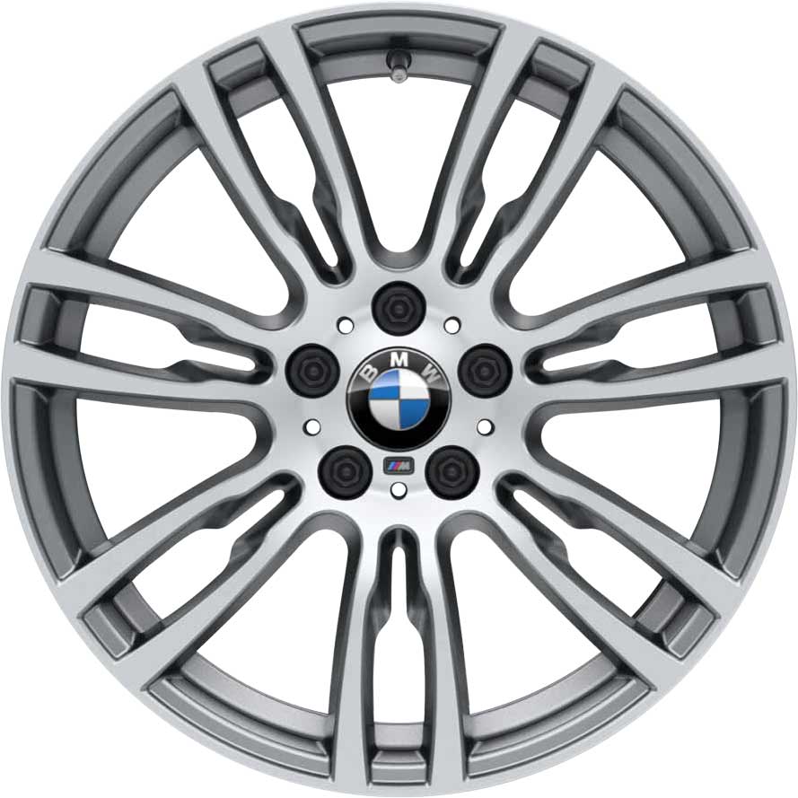BMW 403M Ferric Grey with Bright Turned Alloy Wheel Product Image #1