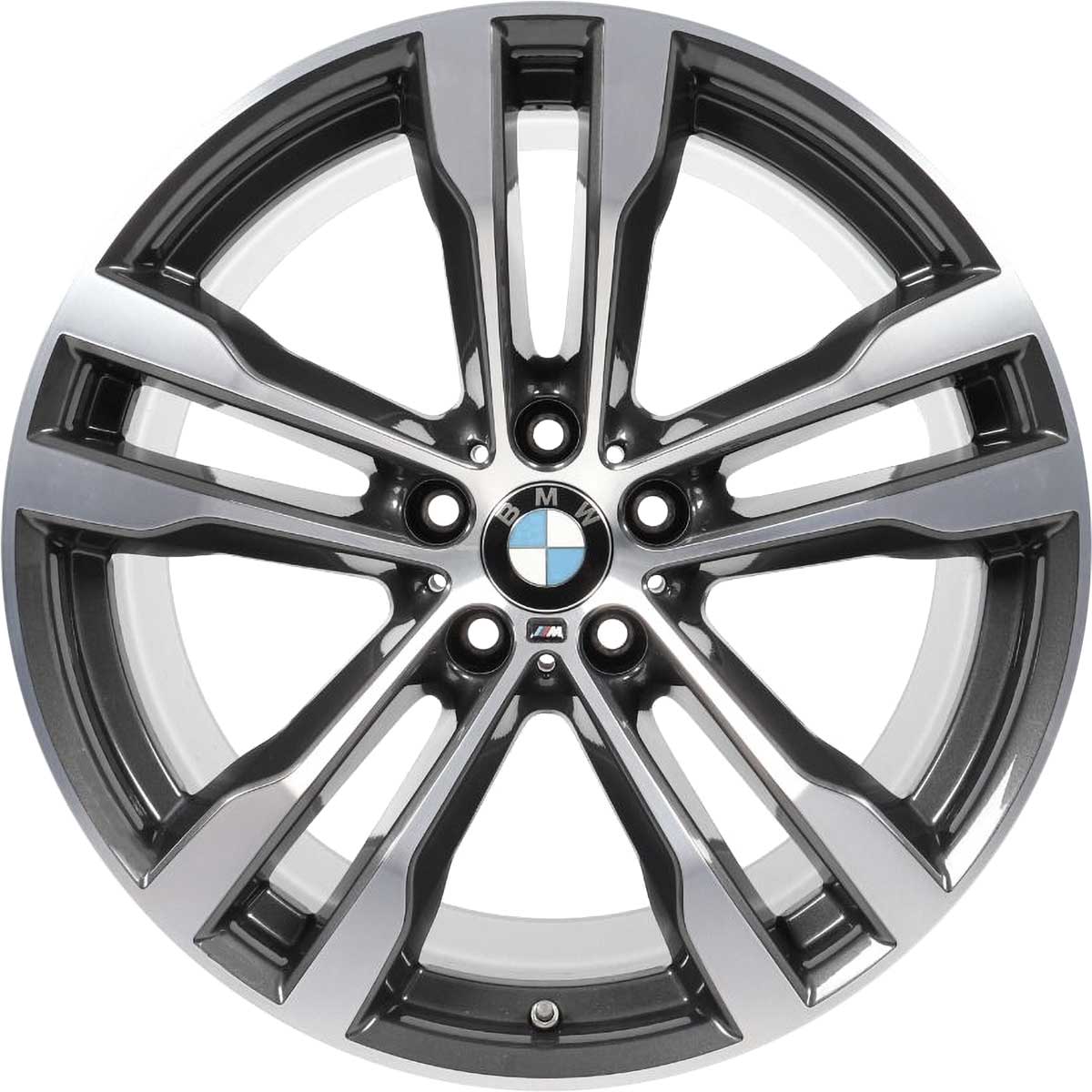 BMW 468M Ferric Grey with Bright Turned Alloy Wheel Product Image #1