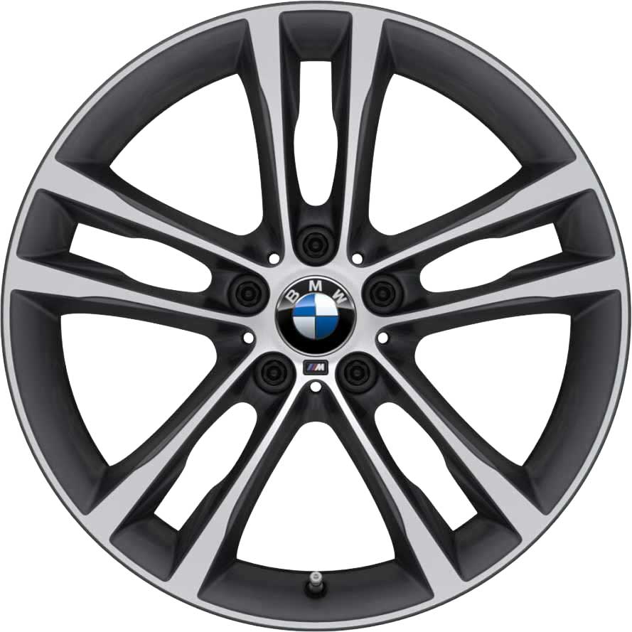 BMW 598M Orbit Grey with Bright Turned Alloy Wheel Product Image #1