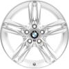 BMW 483M Décor Silver Wheel Img 1