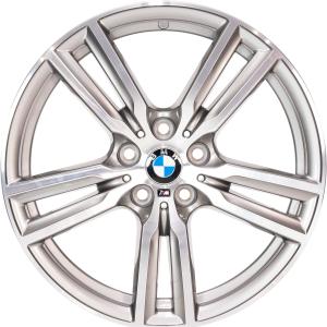 18" BMW 486M Ferric Grey with Bright Turned alloy wheel
