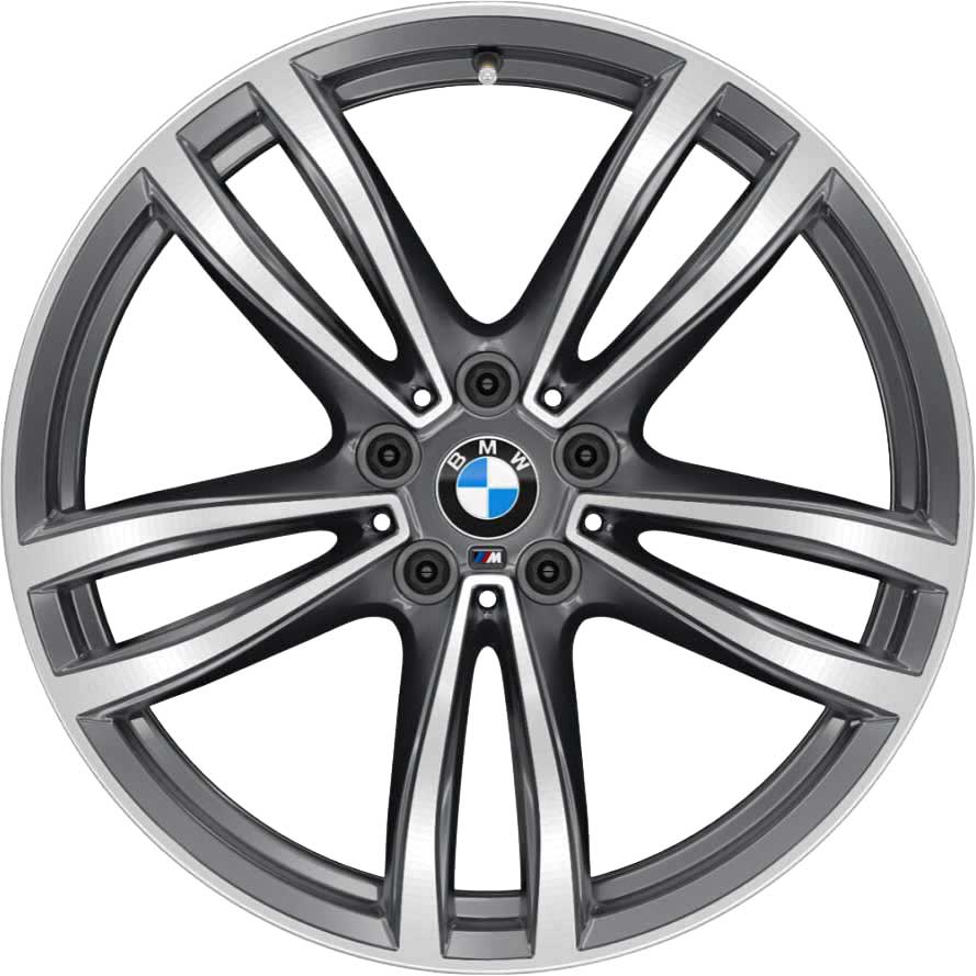 BMW 647M Ferric Grey with Bright Turned Alloy Wheel Product Image #1