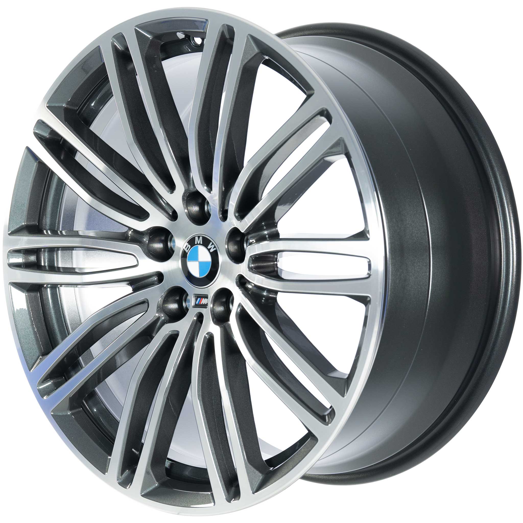 BMW 664M Orbit Grey with Bright Turned Alloy Wheel Product Image #2