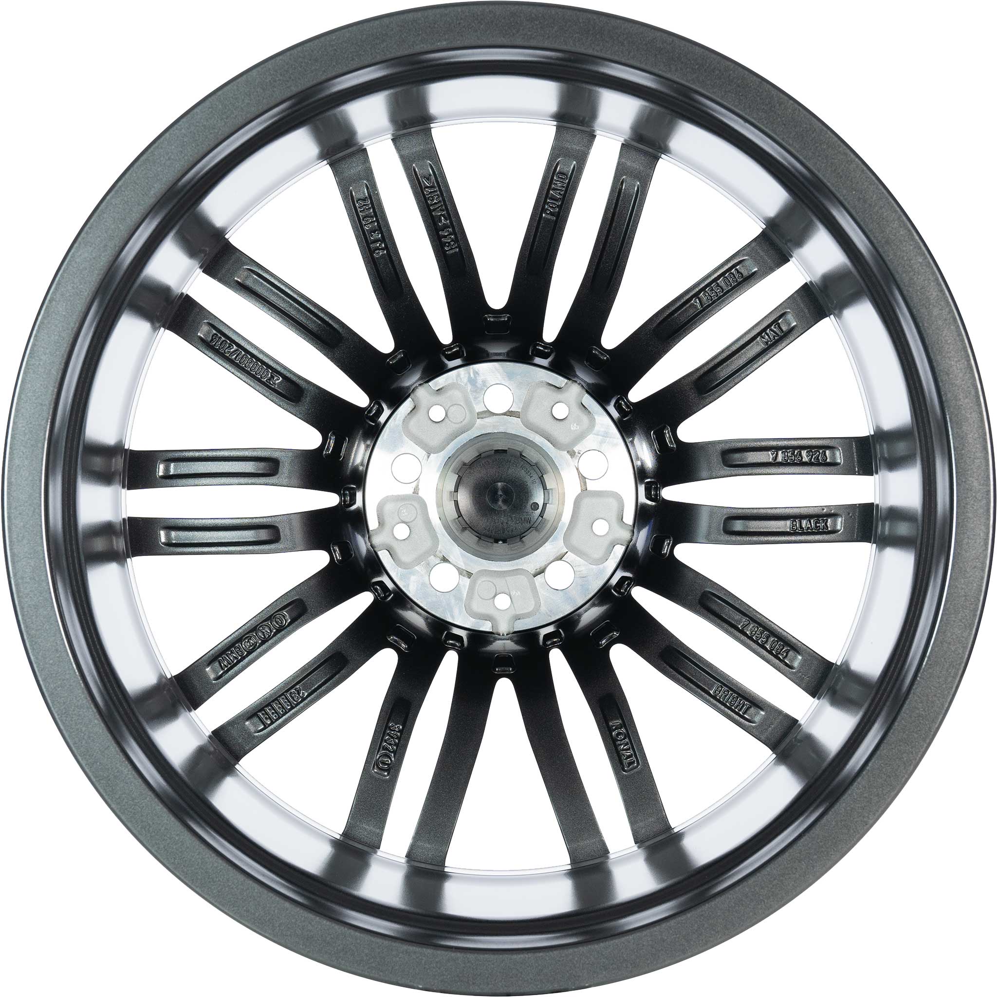 BMW 664M Orbit Grey with Bright Turned Alloy Wheel Product Image #3