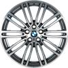 BMW 664M Orbit Grey with Bright Turned Wheel Img 1