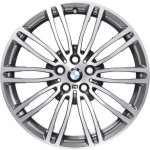 BMW 664M Titanium with Bright Turned Alloy Wheel for BMW 5 Series G31 - Sizes 19in