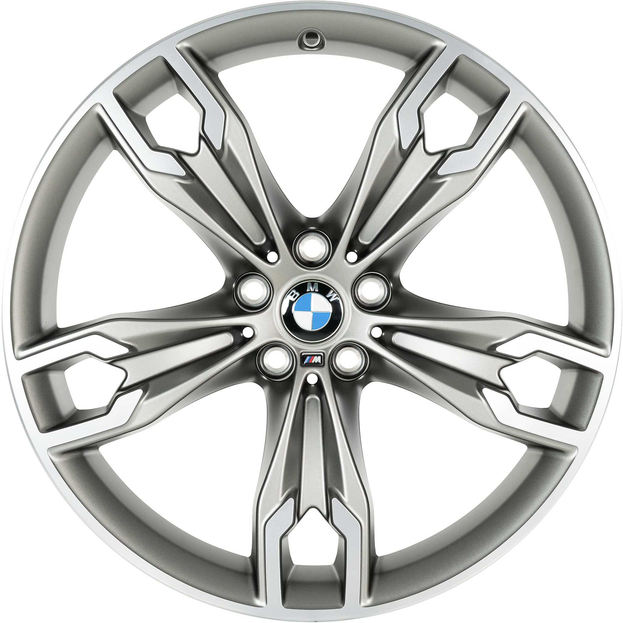 BMW 668M Cerium Grey Matt with Bright Turned Alloy Wheel Product Image #1