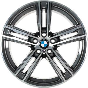 BMW 703M Orbit Grey with Bright Turned Alloy Wheel for BMW 5 Series F10 - Sizes 20in
