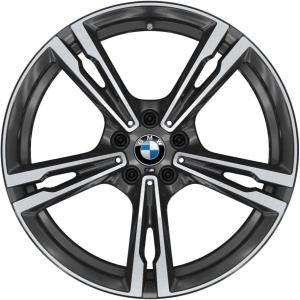 BMW 705M Orbit Grey with Bright Turned Alloy Wheel for BMW M8 F92 - Sizes 19in
