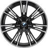 BMW 706M Jet Black with Bright Turned Wheel Img 1