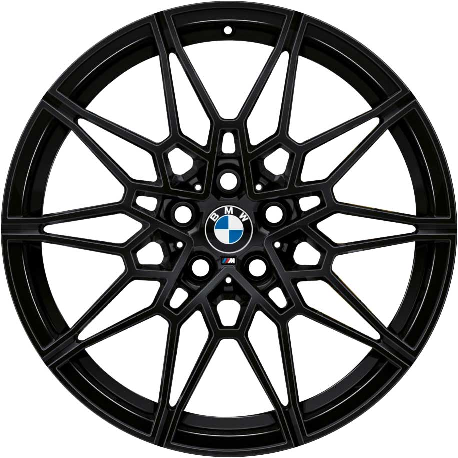 BMW 826M Jet Black Alloy Wheel Product Image #1