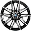 BMW 930M Black II Solid with Bright Turned Wheel Img 1