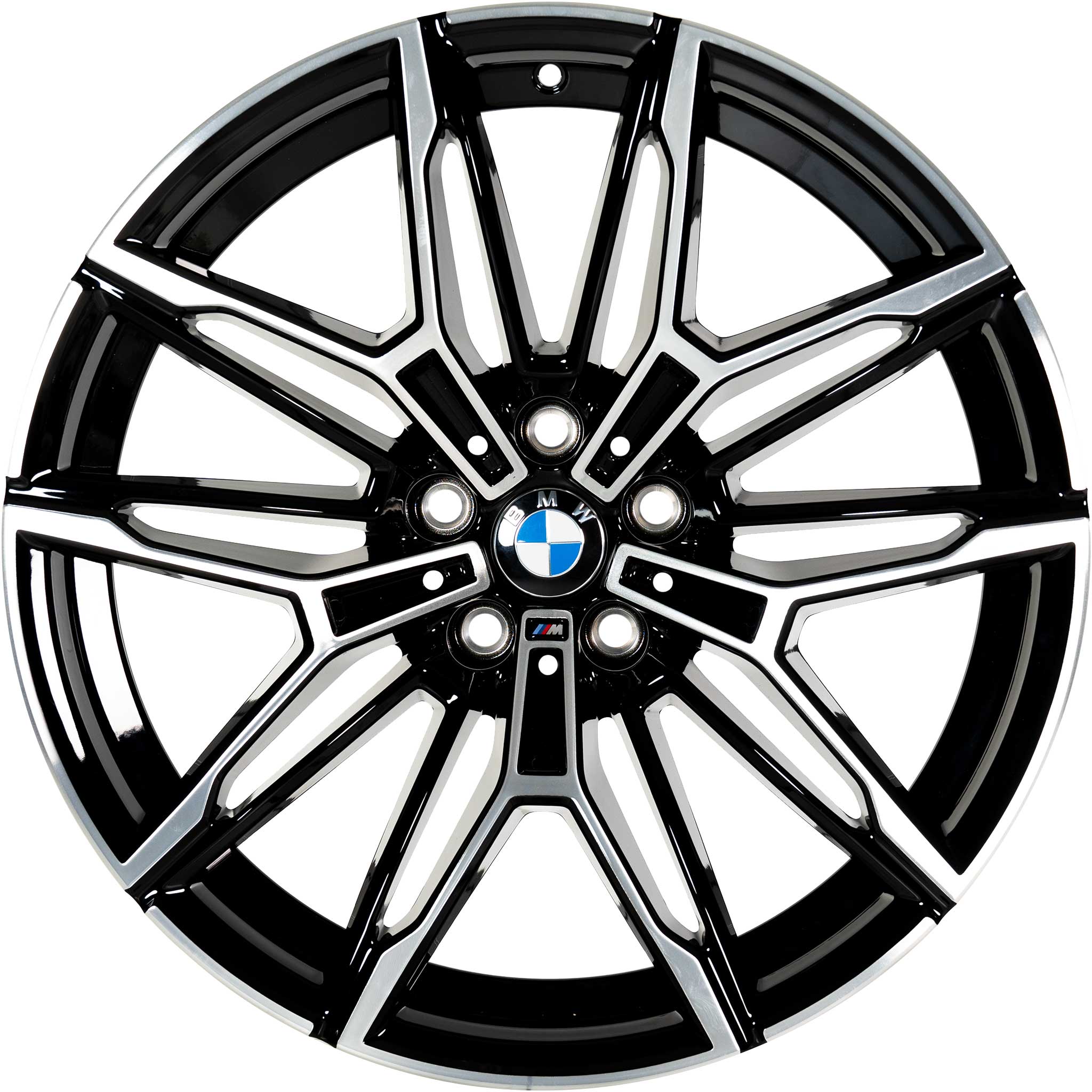 BMW 930M Black II Solid with Bright Turned Alloy Wheel Product Image #1
