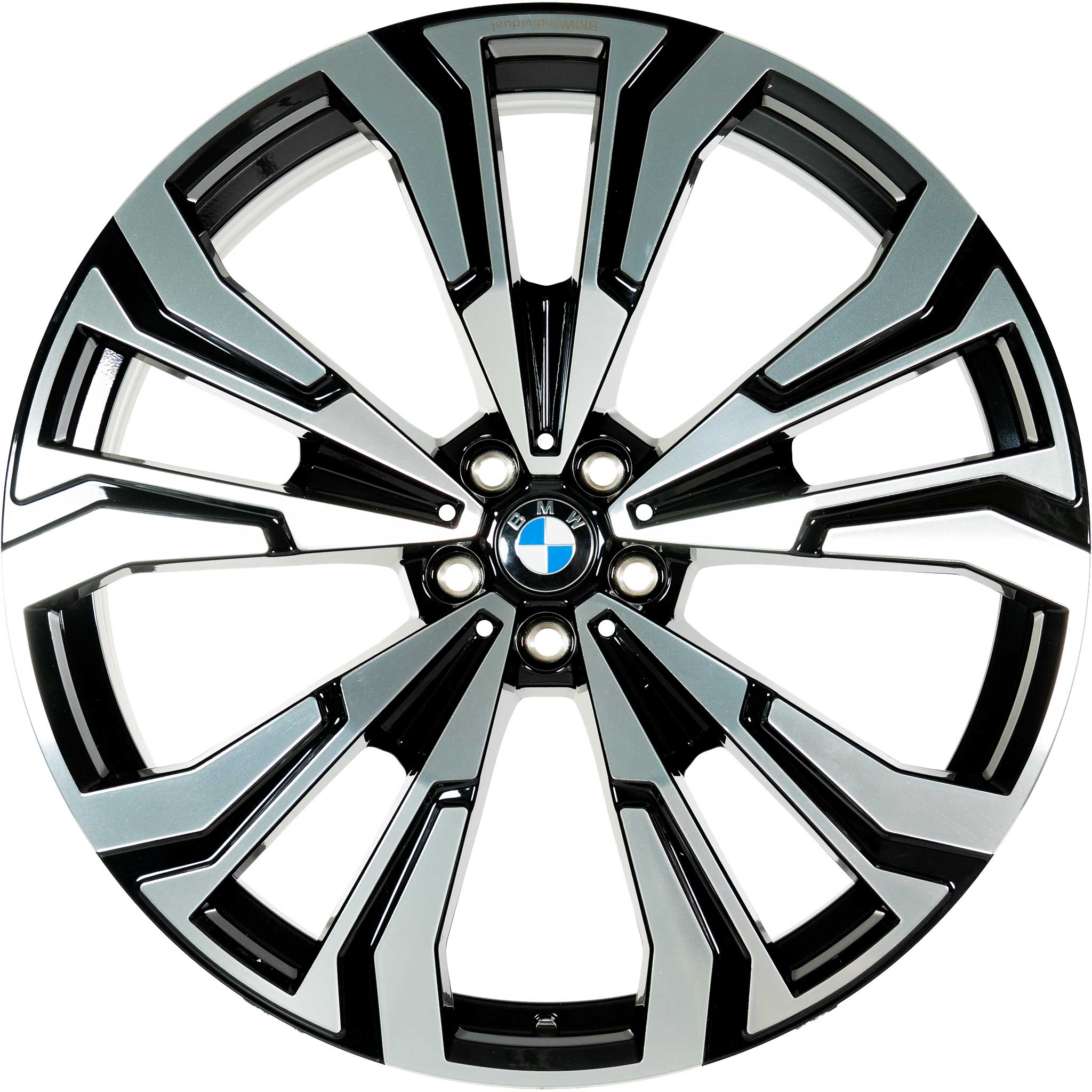 BMW 914I Jet Black with Bright Turned Alloy Wheel Product Image #1
