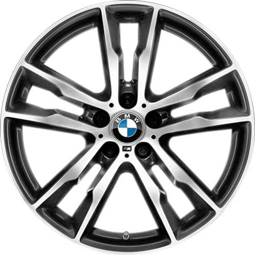 BMW 611M Black with Bright Turned Alloy Wheel Product Image #1