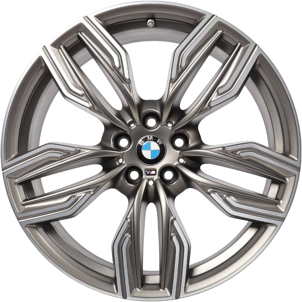 BMW 760M Cerium Grey with Bright Turned Alloy Wheel Product Image #1