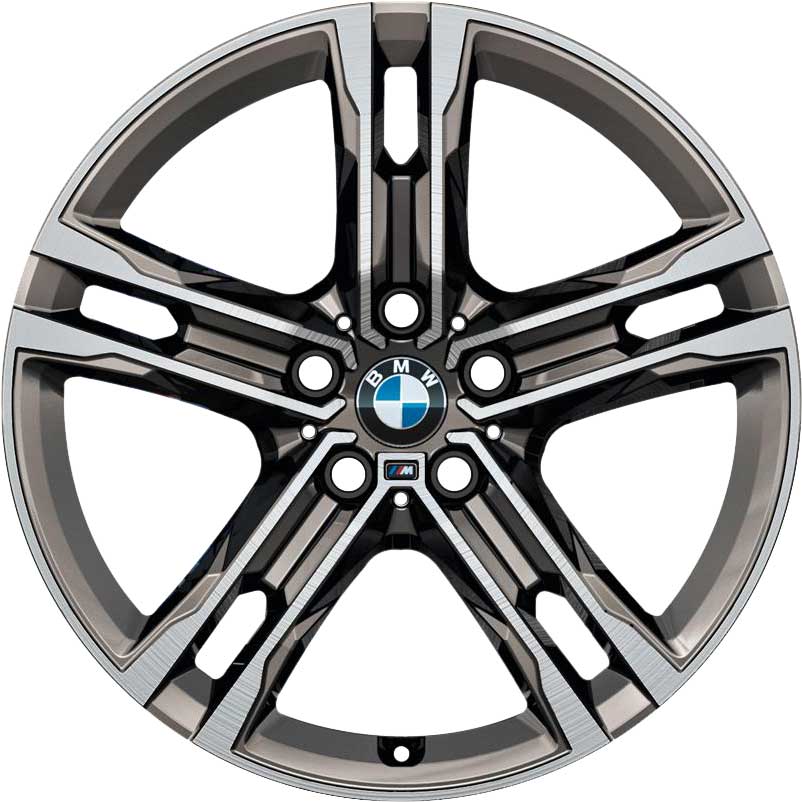 BMW 556M Cerium Grey with Bright Turned Alloy Wheel Product Image #1