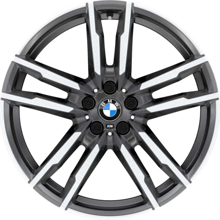 BMW 764M Orbit Grey with Bright Turned Alloy Wheel Product Image #1