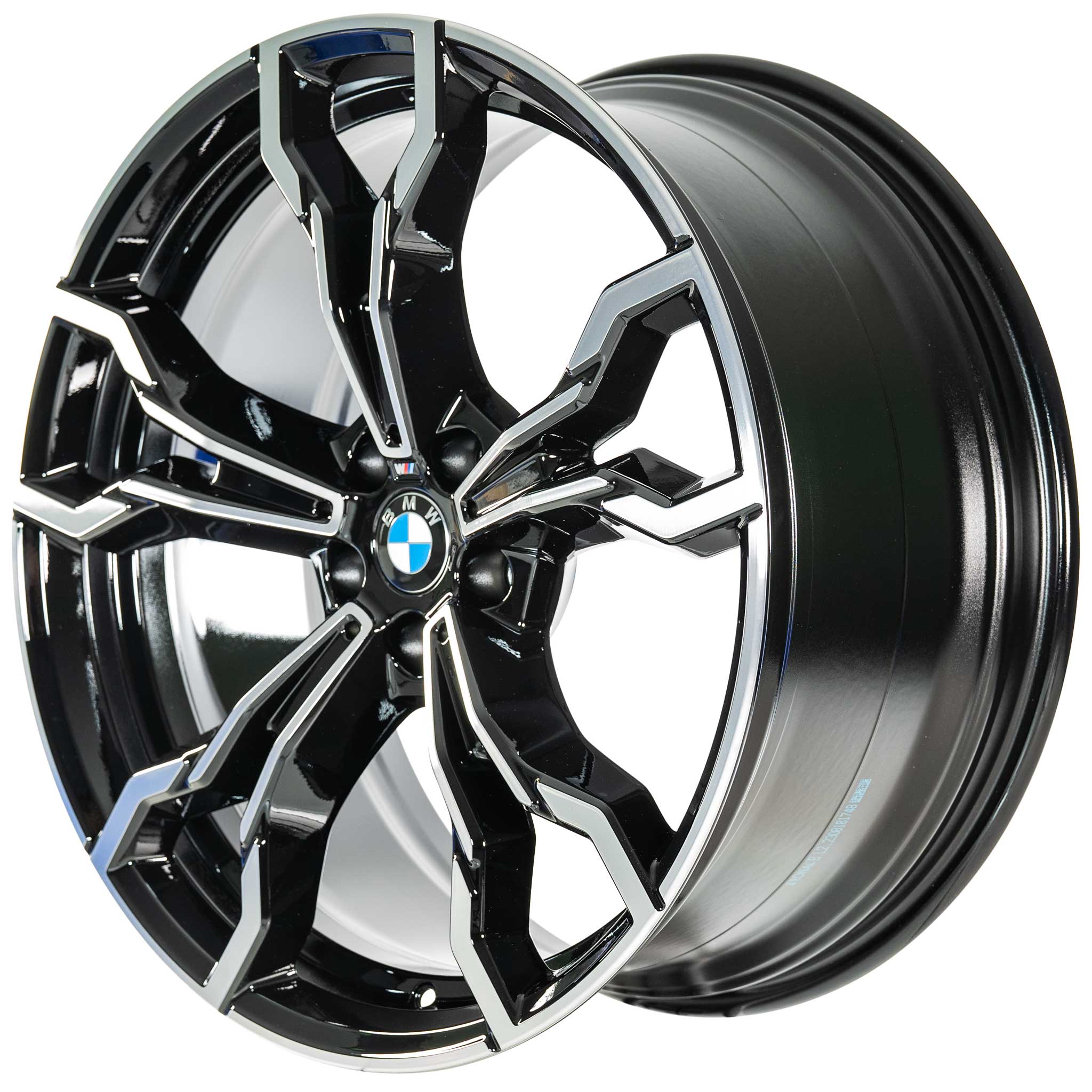 BMW 765M Jet Black with Bright Turned Alloy Wheel Product Image #2