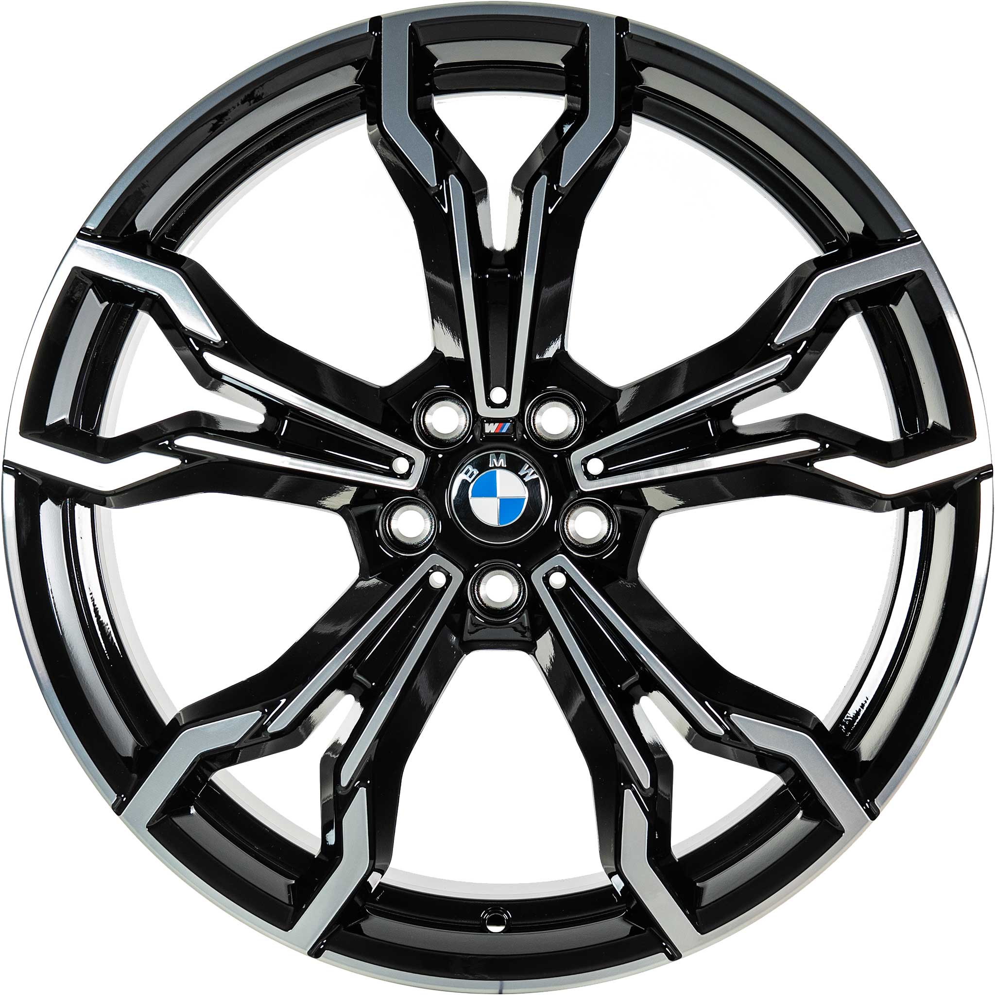BMW 765M Jet Black with Bright Turned Alloy Wheel Product Image #1