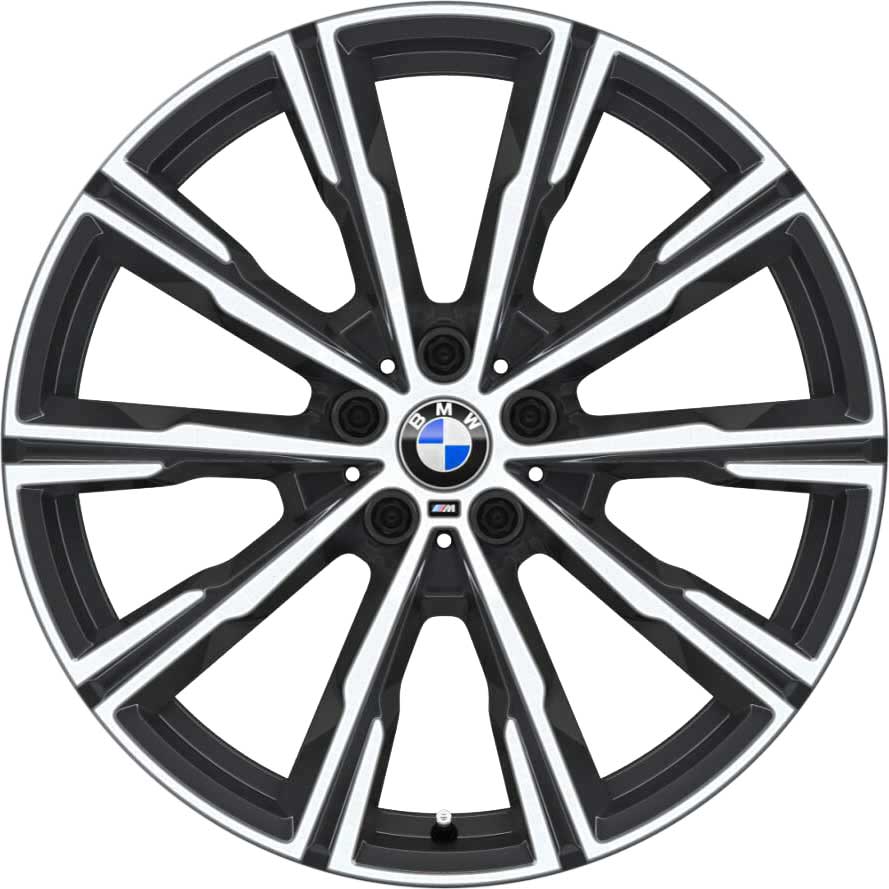 BMW 740M Orbit Grey with Bright Turned Alloy Wheel Product Image #1