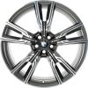 BMW 747M Cerium Grey with Bright Turned Wheel Img 1
