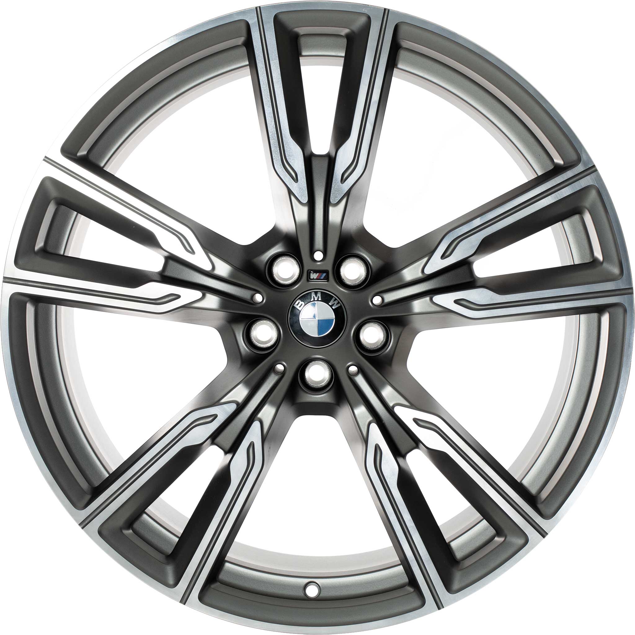 BMW 747M Cerium Grey with Bright Turned Alloy Wheel Product Image #1