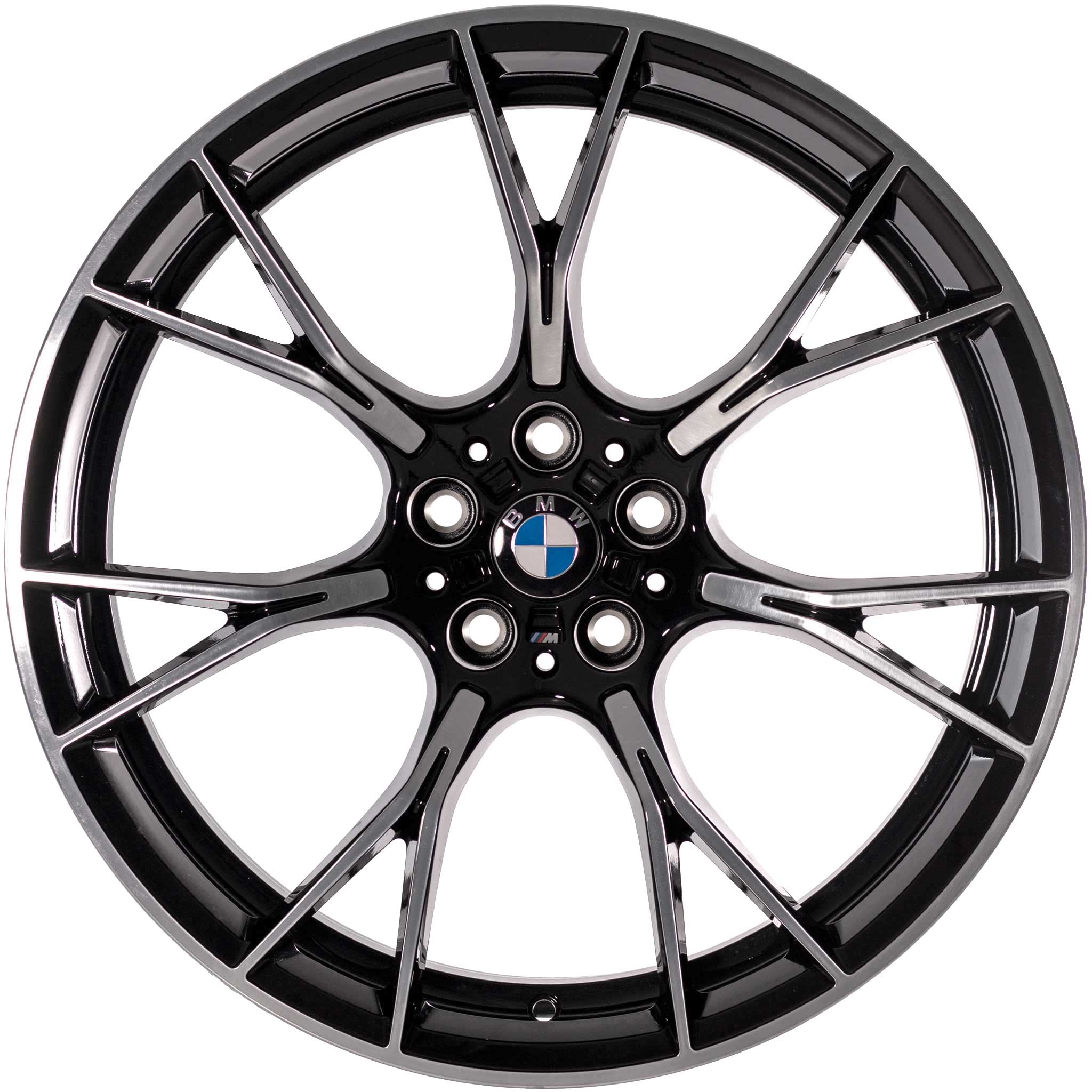 BMW 789M Jet Black with Bright Turned Alloy Wheel Product Image #1