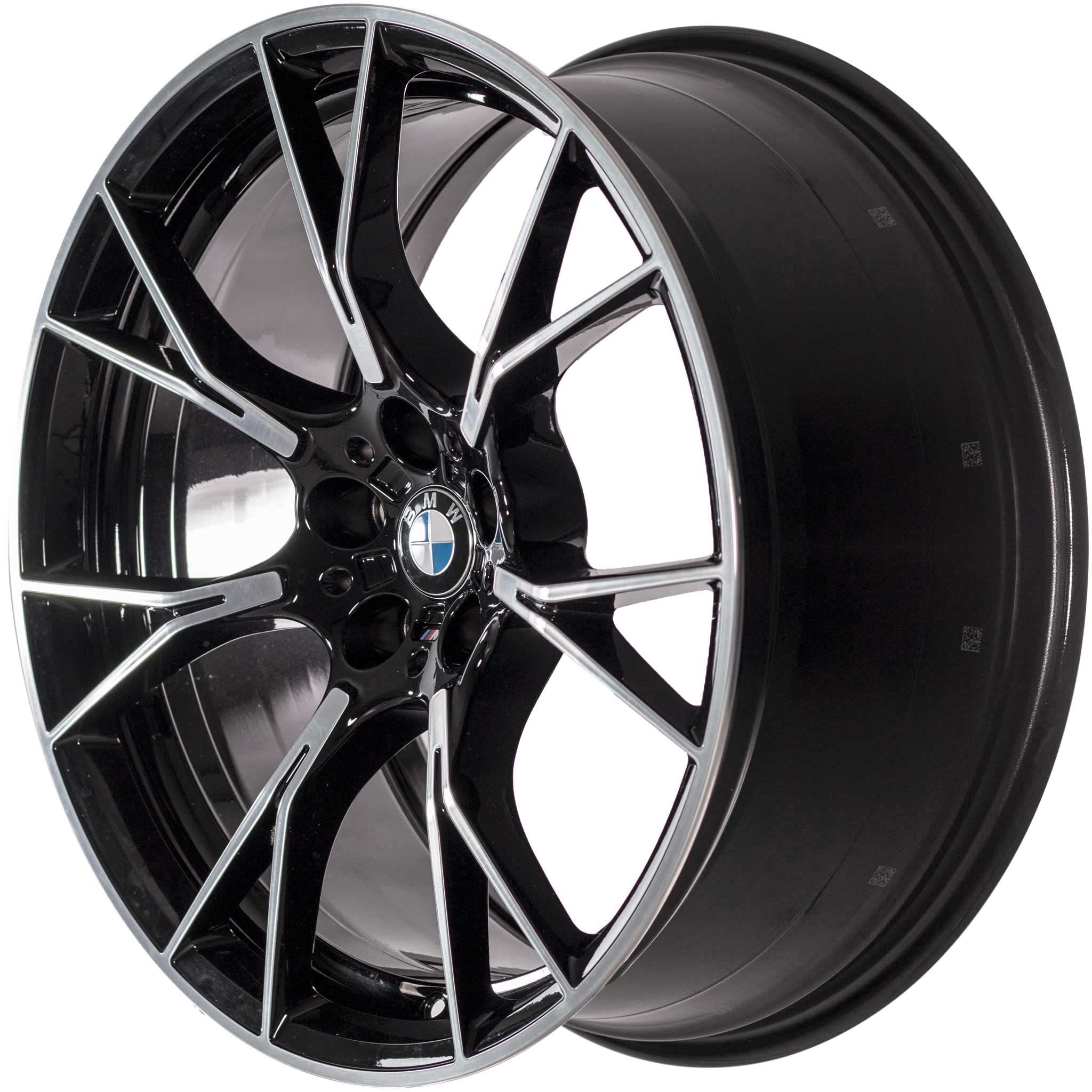 BMW 789M Jet Black with Bright Turned Alloy Wheel Product Image #2