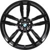 BMW 612 Jet Black Solid Wheel Img 1