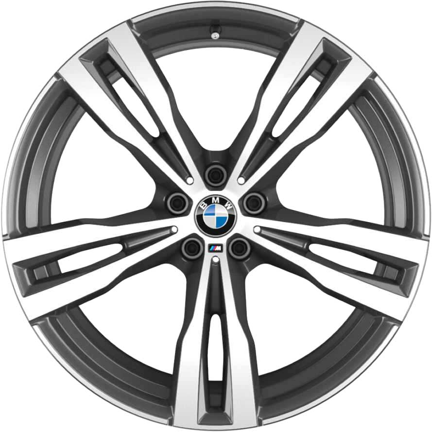 BMW 754M Orbit Grey with Bright Turned Alloy Wheel Product Image #1