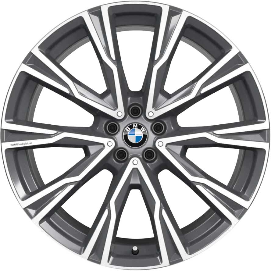 BMW 758I Orbit Grey with Bright Turned Alloy Wheel Product Image #1