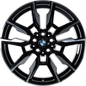 BMW 861M Black with Bright Turned Alloy Wheel for BMW i4 G26 - Sizes 19in