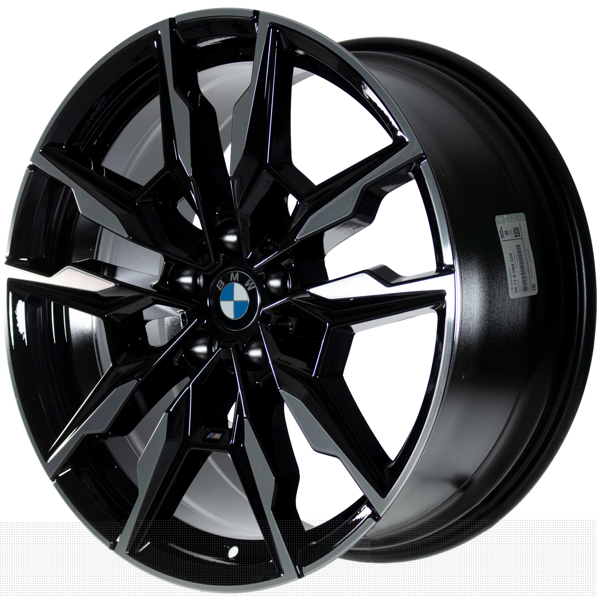BMW 861M Black with Bright Turned Alloy Wheel Product Image #2