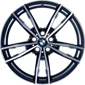 BMW 791M Jet Black with Bright Turned Alloy Wheel for BMW 3 Series G20 - Sizes 19in