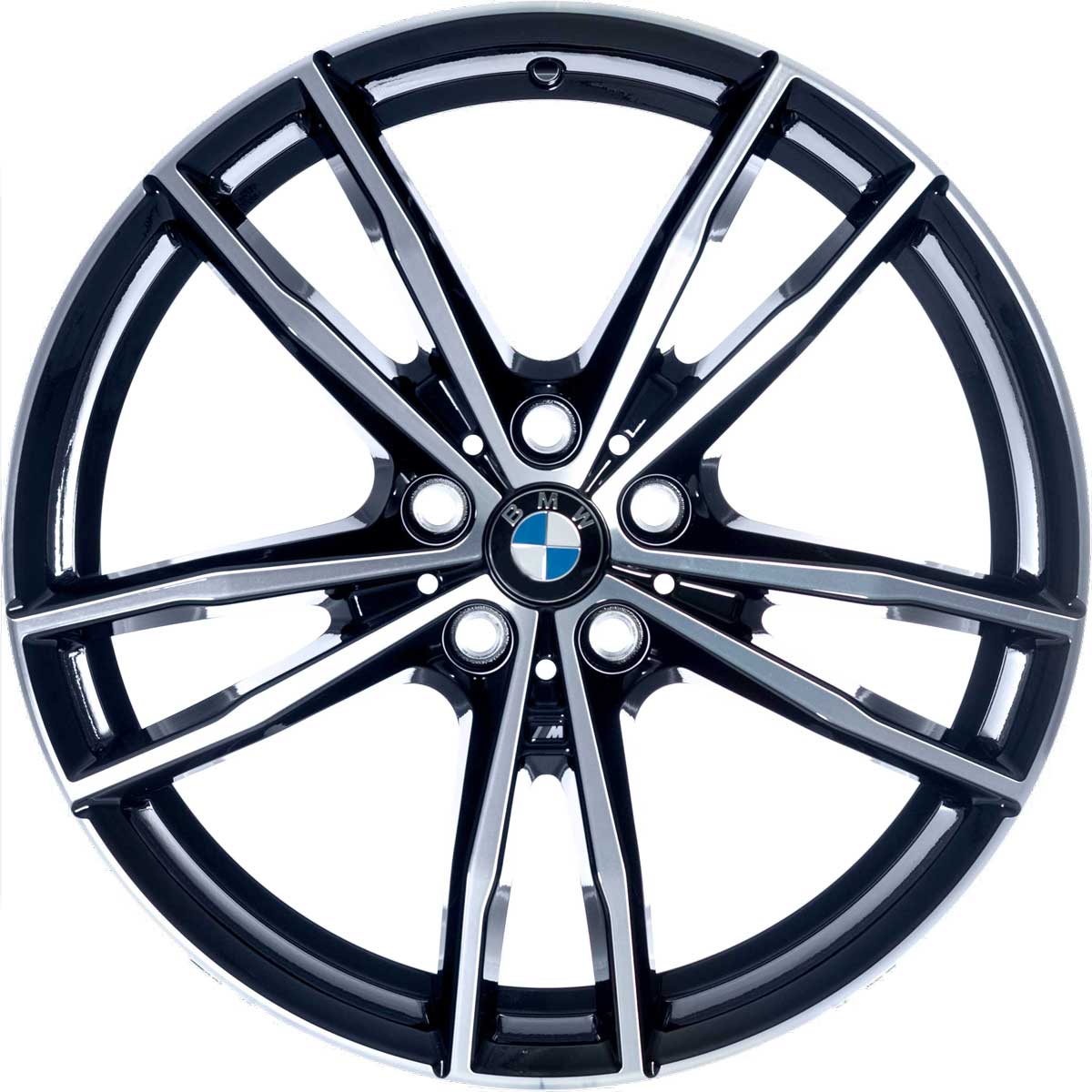 BMW 791M Jet Black with Bright Turned Alloy Wheel Product Image #1
