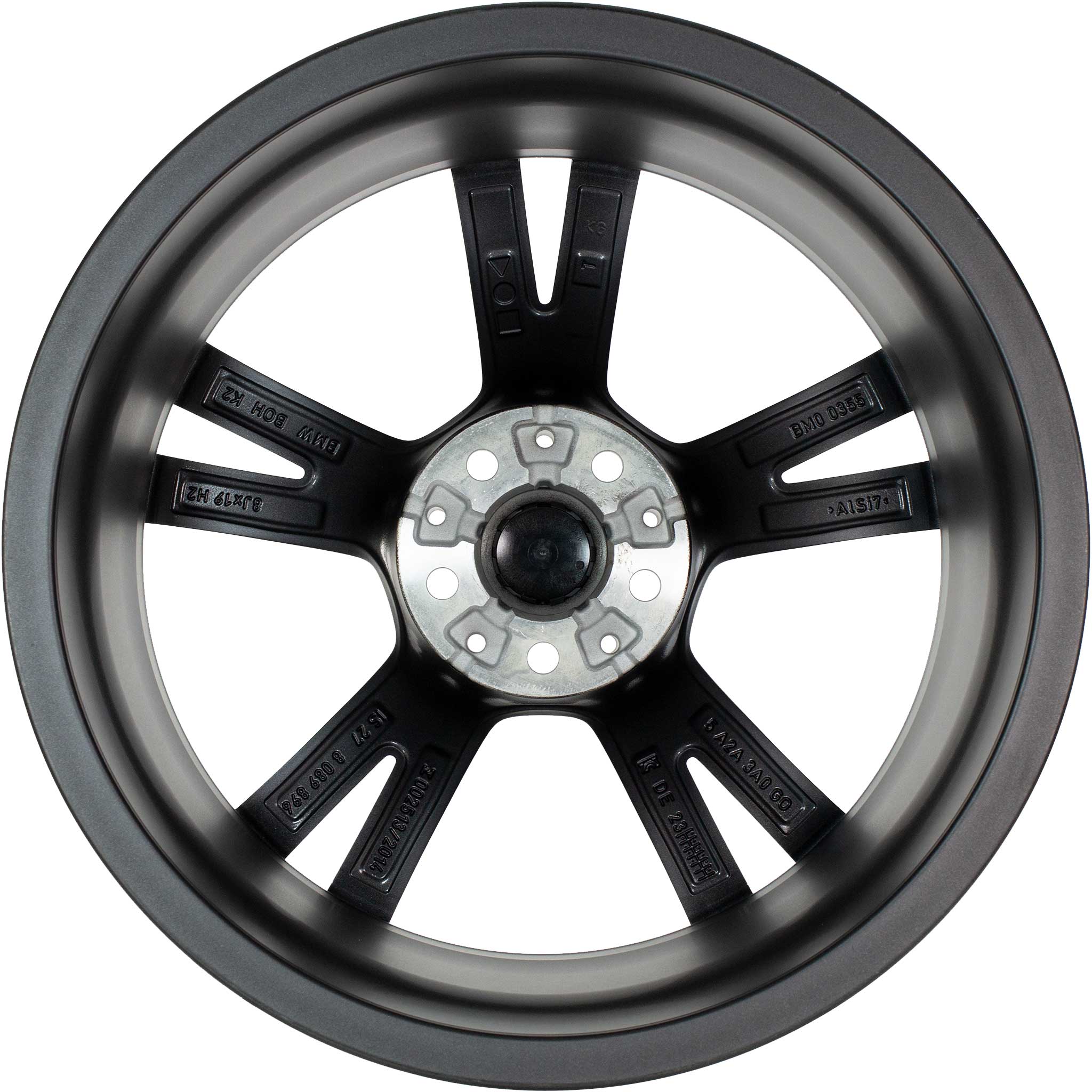 BMW 793i Orbit Grey Matt with Bright Turned Alloy Wheel Product Image #3