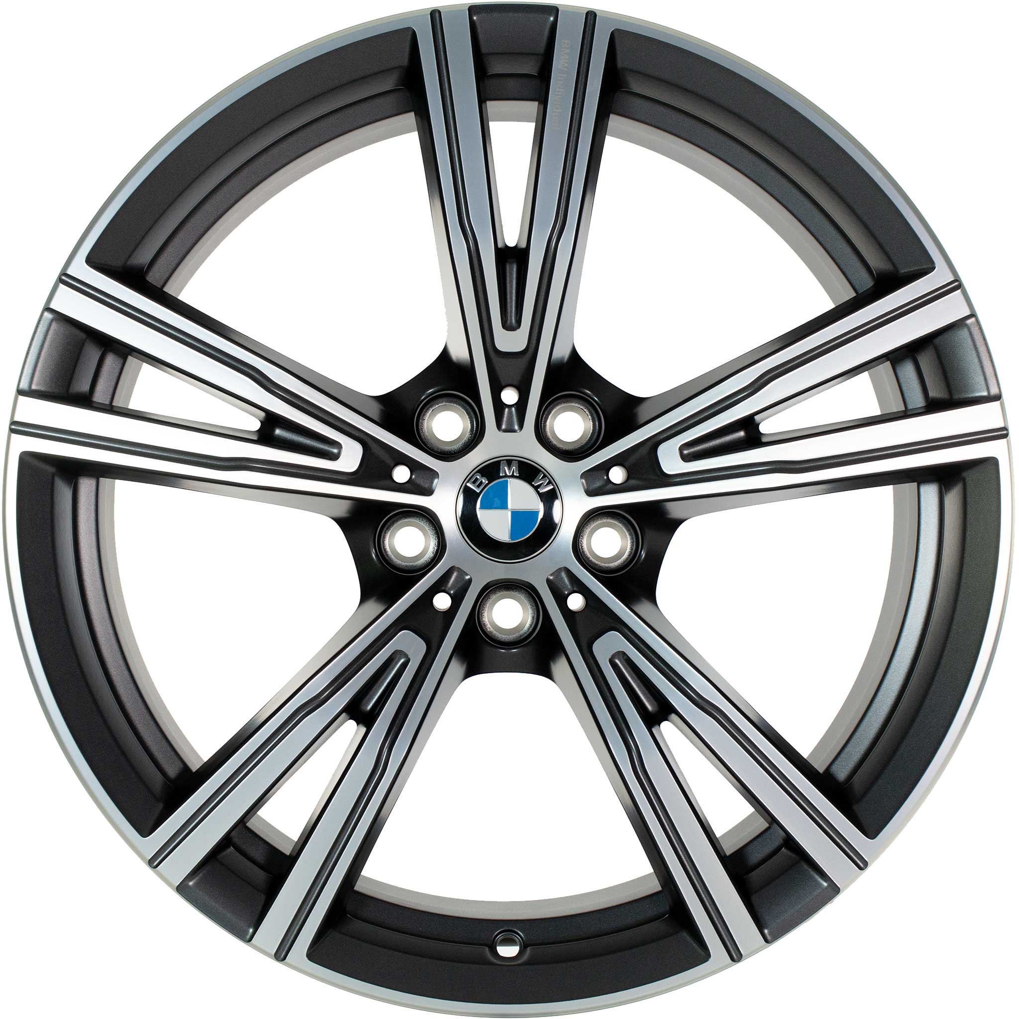 BMW 793i Orbit Grey Matt with Bright Turned Alloy Wheel Product Image #1