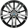 BMW 742M Jet Black with Bright Turned Wheel Img 1