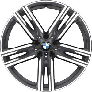 BMW 727M Orbit Grey with Bright Turned Alloy Wheel for BMW 8 Series G16 - Sizes 19in