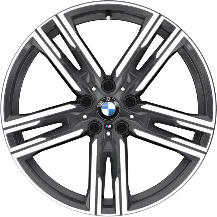 BMW 727M Orbit Grey with Bright Turned Alloy Wheel Product Image #1