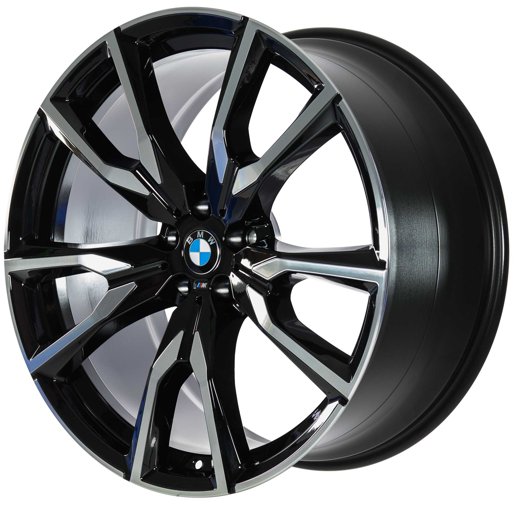 BMW 755M Jet Black with Bright Turned Alloy Wheel Product Image #2