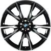 BMW 755M Jet Black with Bright Turned Wheel Img 1