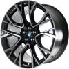 BMW 809M Jet Black with Bright Turned Wheel Img 2