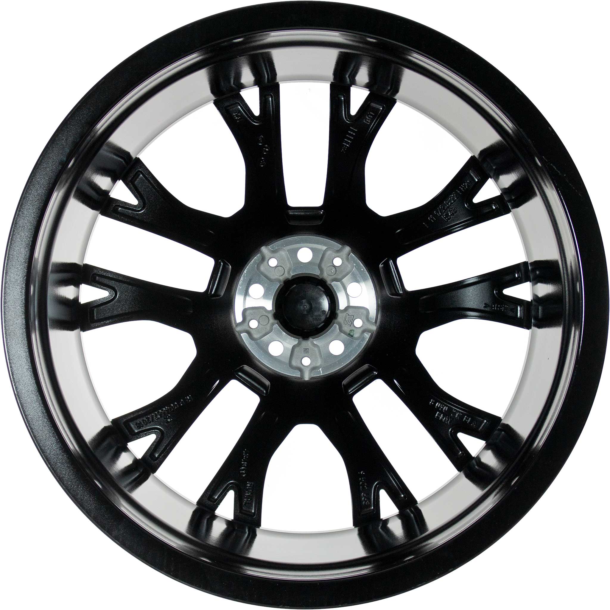 BMW 809M Jet Black with Bright Turned Alloy Wheel Product Image #3